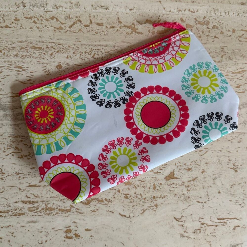 Thirty-one gifts medium thermal pouch in citrus medallion